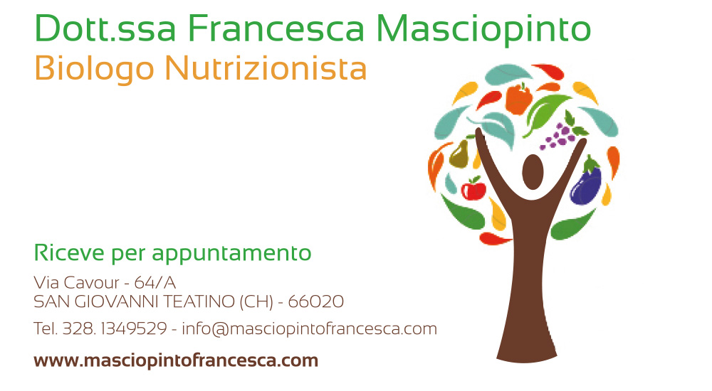 Biologo Nutrizionista Pescara Sambuceto Masciopinto Francesca
